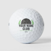 Creëer Cool Club Stijlvolle Monogram Ballen (Voorkant)