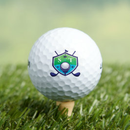 Creëer cool initialen monogram golfballen