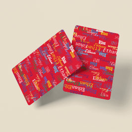 Creëer Cool Speelkaarten met je eigen naam erop