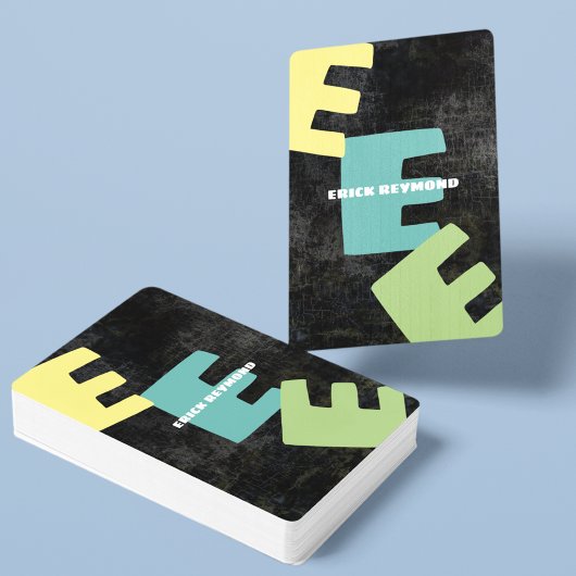 Creëer Cool Speelkaarten met naam & initiaal