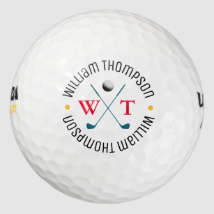 creëer coole stijlvolle monogram_bal golfballen