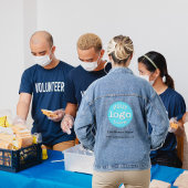 Creëer Custom Business Company Event Kantoor Denim Jacket