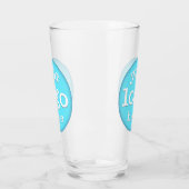 Creëer Custom Business Company Event Logo Beer Glas (Links)