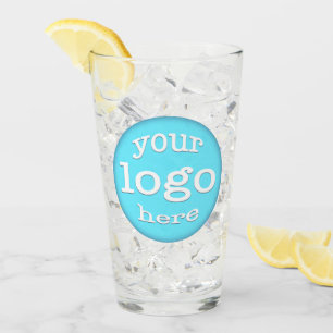 Creëer Custom Business Company Event Logo Beer Glas