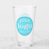 Creëer Custom Business Company Event Logo Beer Glas (Voorkant)