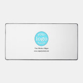 Creëer Custom Business Company Logo White Kantoor Bureaumat (Voorkant)