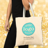 Creëer Custom Company Business Logo Promo Branded Tote Bag