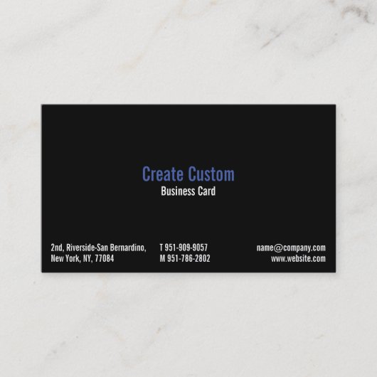 Creëer Custom Cool Professional Visitekaartje (Voorkant)