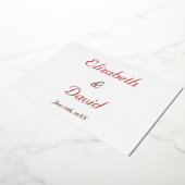 Creëer Custom Elegant Wedding RSVP Roos Gold Folie Uitnodiging (Gedraaid)