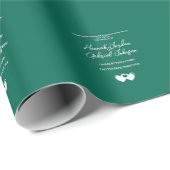 Creëer Custom Emerald Green Cadeaupapier (Rol Hoek)