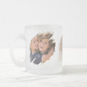 Creëer Custom Foto en Tekst Hot Cold Beverages Matglas Koffiemok (Links)