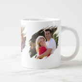 Creëer Custom Foto en Tekst Jumbo Size Tea Chili Grote Koffiekop (Rechts)