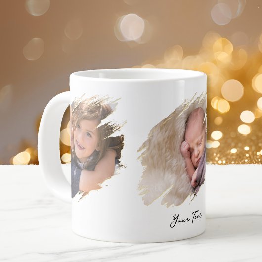 Creëer Custom Foto en Tekst Jumbo Size Tea Chili Grote Koffiekop