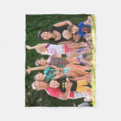 Creëer Custom Gepersonaliseerde Zachte Gezellige C Fleece Deken (Voorkant)