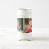 Creëer Custom Mooie Bierliefhebber Stein Foto Mok (Center)