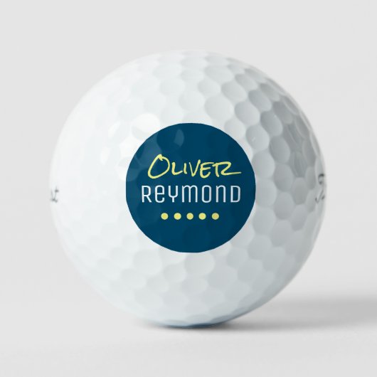 Creëer Custom Naam Beste Golfer's Logo Golfballen (Voorkant)
