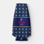 creëer Custom & nautische koelbox monogram Flesjeskoeler (Voorkant)