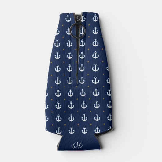 creëer Custom & nautische koelbox monogram Flesjeskoeler (Achterkant)