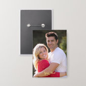 Creëer Custom paar Kinder Photo Pin Flair Button (Voorkant / Achterkant)