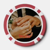 Creëer Custom Photo Home Toernooi Game Night Poker Chips (Achterkant)