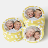 Creëer Custom Photo Home Tournament Game Poker Chips (Opstapeling)