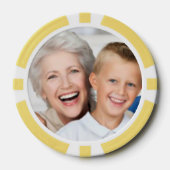 Creëer Custom Photo Home Tournament Game Poker Chips (Voorkant)