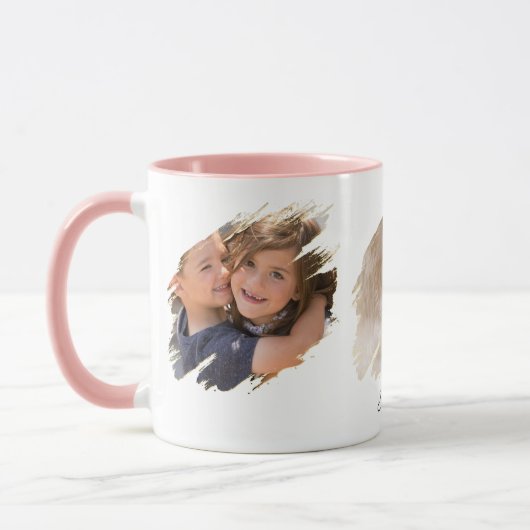 Creëer Custom Photo Text Cool Ringer Tea Coffee Mok (Links)