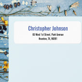 Creëer Custom Plain Elegant Retouradres Label