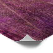Creëer Custom Quote Brown Raspberry Grunge Texture Poster (Hoek)