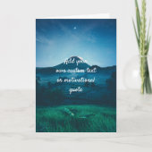 Creëer Custom Quote - Mountain in Dusk Kaart (Voorkant)