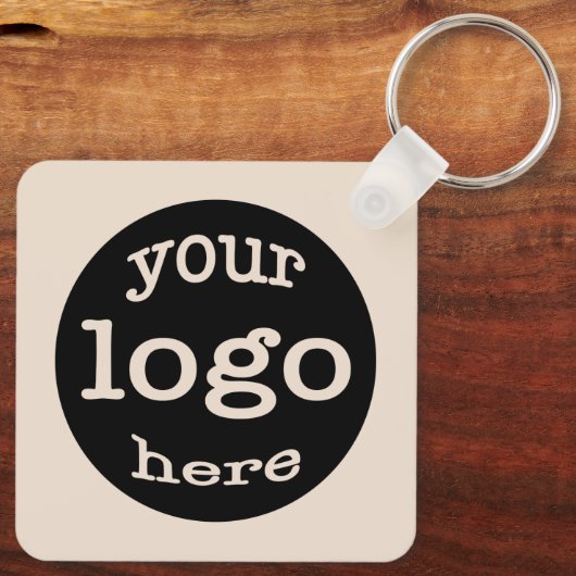 Creëer Custom Scan QR Code Bedrijf Logo Sleutelhanger (Achterkant)