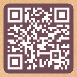 Creëer Custom Small Business Owner Website QR Code Vierkante Sticker