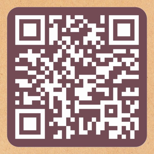 Creëer Custom Small Business Owner Website QR Code Vierkante Sticker
