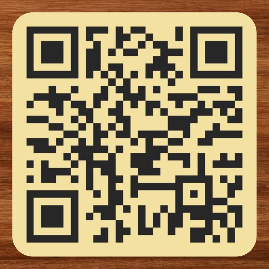 Creëer Custom Small Business Website QR Code Scan Vierkante Sticker