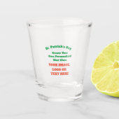 Creëer Custom St Patricks Day gepersonaliseerd Shot Glas (Voorkant)