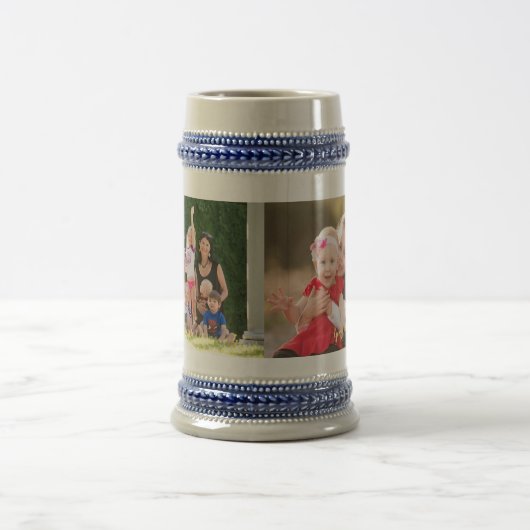 Creëer Custom Style Beer Stein Foto Mok (Center)