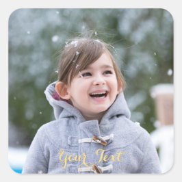 Creëer Custom Vierkante Foto Stickers Blad