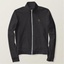 Creëer Custom Womens Faux Gold Monogrammed Black