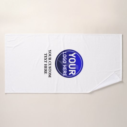 Creëer de aangepaste logo/bewerkbare sjabloon van  badhanddoek (Badhanddoek)