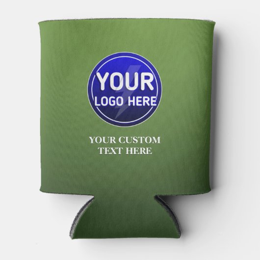 Creëer de aangepaste logo/bewerkbare sjabloon van  blikjeskoeler (Voorkant)