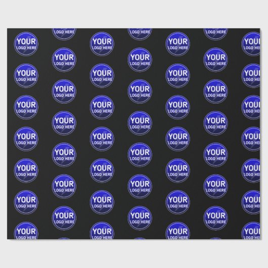 Creëer de aangepaste logo/bewerkbare sjabloon van  cadeaupapier (Vlak)