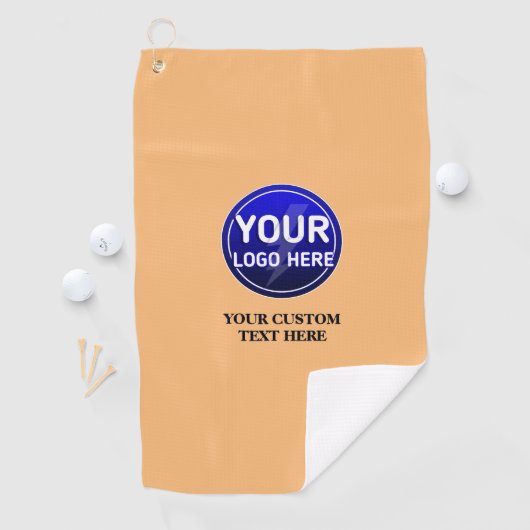 Creëer de aangepaste logo/bewerkbare sjabloon van  golfhanddoek (Insitu)