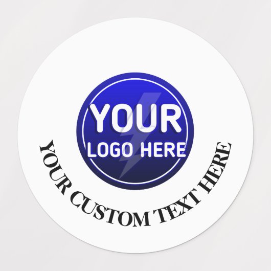 Creëer de aangepaste logo/bewerkbare sjabloon van  labels (Design 2)