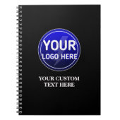 Creëer de aangepaste logo/bewerkbare sjabloon van  notitieboek (Voorkant)