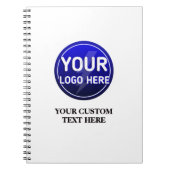 Creëer de aangepaste logo/bewerkbare sjabloon van  notitieboek (Voorkant)