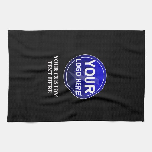 Creëer de aangepaste logo/bewerkbare sjabloon van  theedoek (Horizontaal)