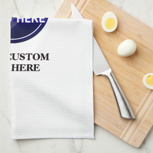 Creëer de aangepaste logo/bewerkbare sjabloon van  theedoek (Quarter Fold)