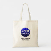 Creëer de aangepaste logo/bewerkbare sjabloon van tote bag (Achterkant)