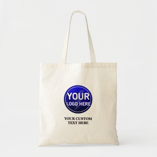 Creëer de aangepaste logo/bewerkbare sjabloon van tote bag (Voorkant)
