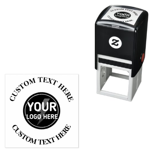 Creëer de aangepaste logo/bewerkbare sjabloon van zelfinktende stempel (In situ)